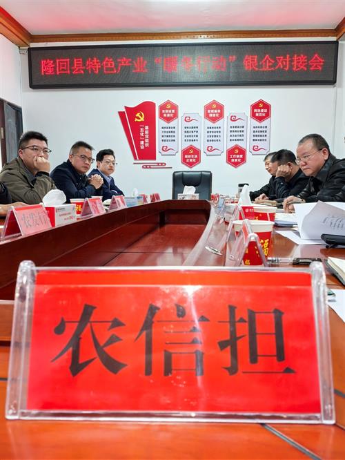 金融暖冬润产业 银企携手促发展——隆回县召开特色产业 “暖冬行动” 银企对接会
