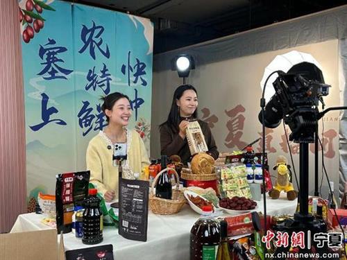 宁夏银川：闽宁协作电商助农创意直播带火农产品